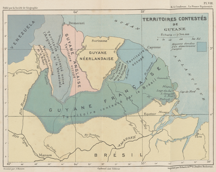 Territoires contestés de Guyane J.-A.-A Hansen