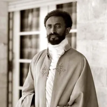 Photographie de Haile Selassie 1er d'Ethiopie