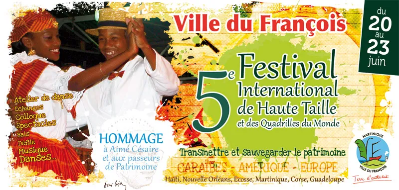 Affiche du 5e festival international de Haute-taille