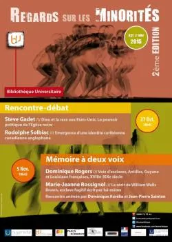 Affiche des Regards sur les minorités en 2015