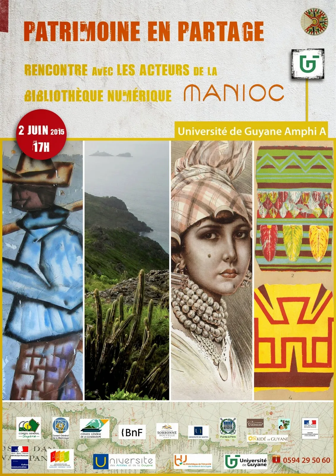 Affiche des journées Manioc en Guyane