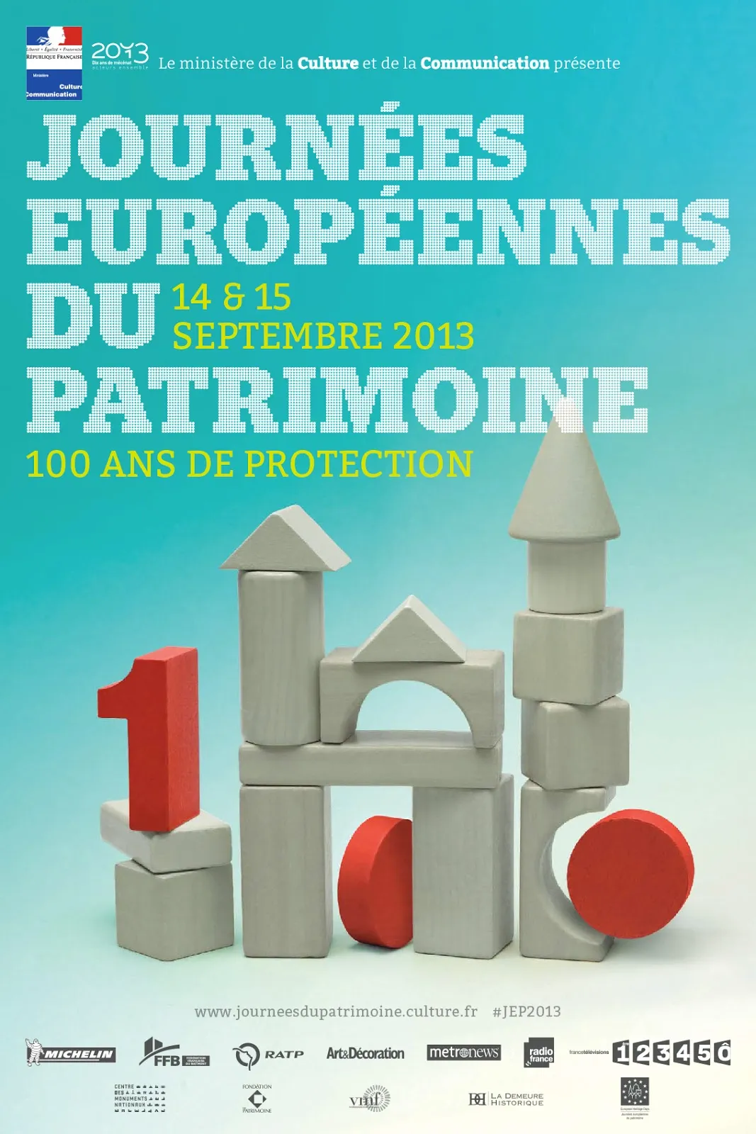 Affiche des journées européennes du patrimoine en 2013