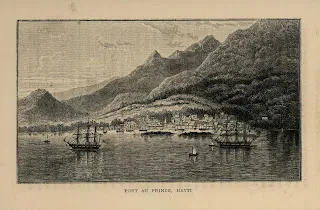 Illustration représentant Port au Prince en Haïti