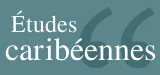 Vignette sur fond bleu avec la mention Etudes caribéennes